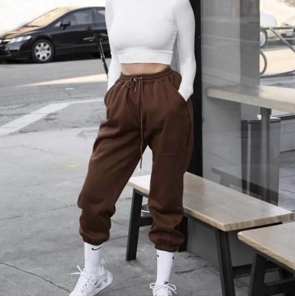 Naked Wardrobe Brown Sweat pants - Picture 2 of 9